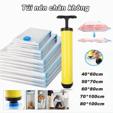 Túi hút chân không đựng quần áo PA+PE cao cấp, giảm 18% chỉ 18.632₫