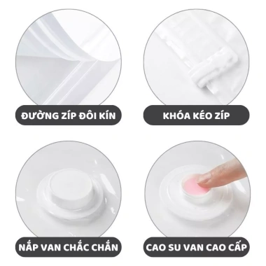 Túi Hút Chân Không ENODA HOME L010 Cỡ Lớn Bảo Quản Quần Áo Gấp Gọn Chống Mốc - Giá 19.000 8