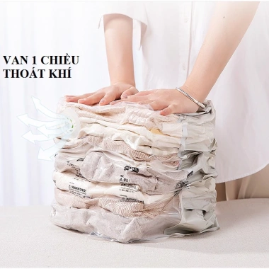 Túi hút chân không ép tay đa kích thước, đựng quần áo, chăn màn, đóng gói nhỏ gọn - Giá chỉ 59.000đ