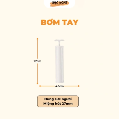 Túi hút chân không Gạo Home 6 tặng 2 - Đựng quần áo, chăn, màn, không gian gọn 11.700₫ 8