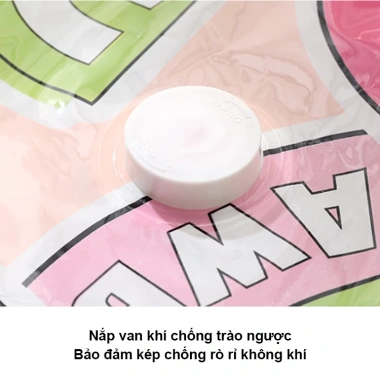 Túi hút chân không gấp gọn, đựng quần áo, chăn màn mền, tái sử dụng - 14.000₫ 4