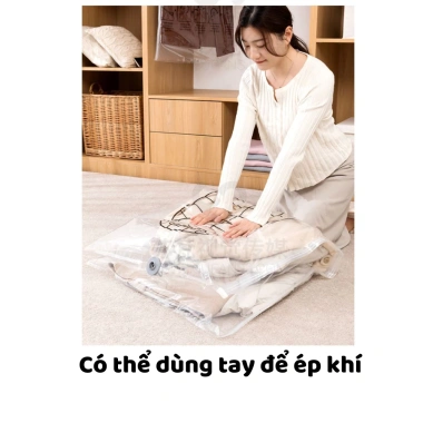 Túi hút chân không kèm móc treo - Sắp xếp quần áo, chăn màn, giảm 20% 24.000₫ 4