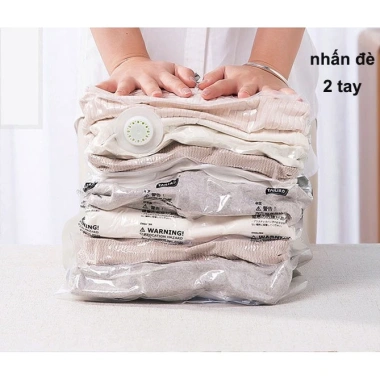Túi Hút Chân Không Không Cần Bơm - Ép Tay Siêu Nhanh, Đựng Quần Áo, Chăn Màn, Dễ Dàng Sử Dụng