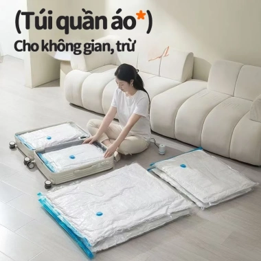 Túi hút chân không không thấm nước, đựng quần áo, chăn gối - Giá chỉ 20.000đ