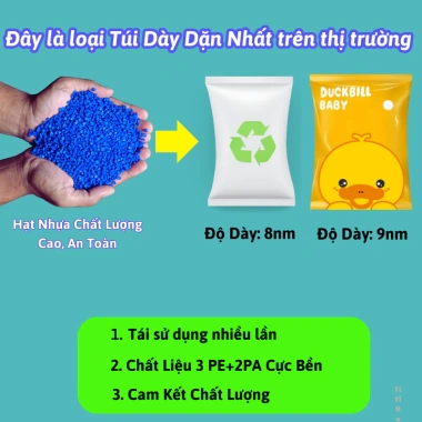 Túi hút chân không lớn đựng quần áo, chăn màn mùa hè - Tiết kiệm không gian, giá 12.800 VND 4 Túi hút chân không lớn đựng quần áo, chăn màn mùa hè - Tiết kiệm không gian, giá 12.800 VND 4