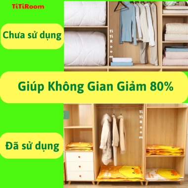 Túi hút chân không lớn đựng quần áo, chăn màn mùa hè - Tiết kiệm không gian, giá 12.800 VND 7 Túi hút chân không lớn đựng quần áo, chăn màn mùa hè - Tiết kiệm không gian, giá 12.800 VND 7