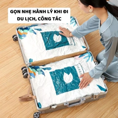 Túi hút chân không M010 – Đựng quần áo, chăn màn, khóa zip kín khí, chống ẩm mốc – 19.800đ 5