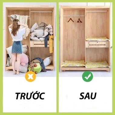 Túi hút chân không Mì House chống mốc áo, vali, chăn, gối, gấu bông - 11.800đ 3
