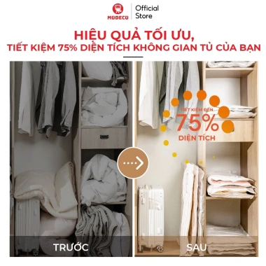 Túi Hút Chân Không Modeco Đựng Quần Áo, Chăn Gối - Tiết Kiệm Không Gian, Chống ẩm mốc, Bụi bẩn - 29.000₫ 2