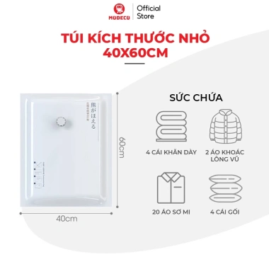 Túi Hút Chân Không Modeco Đựng Quần Áo, Chăn Gối - Tiết Kiệm Không Gian, Chống ẩm mốc, Bụi bẩn - 29.000₫ 10