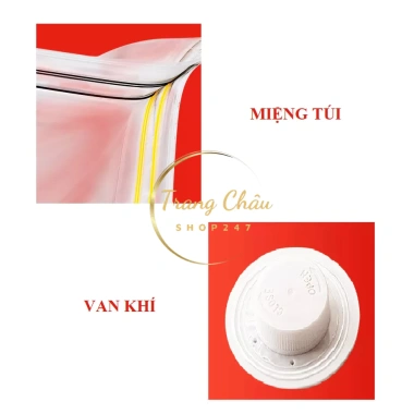 Túi hút chân không nén khí bảo quản quần áo, chăn ga gối – giá 16.500₫, tặng bơm hút 5