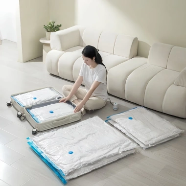 Túi Hút Chân Không PE Trong Suốt Đựng Quần Áo Chăn Màn Siêu Tốc Giá 19.000₫ 2