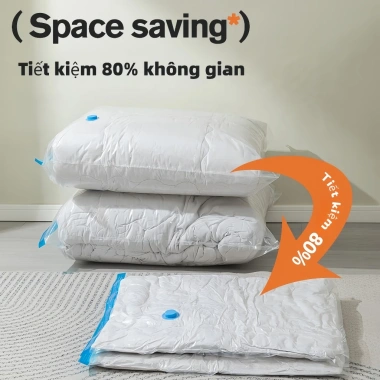 Túi Hút Chân Không PE Trong Suốt Đựng Quần Áo Chăn Màn Siêu Tốc Giá 19.000₫ 6