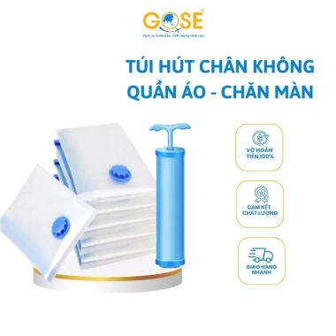 Túi hút chân không quần áo, chăn gối - Tiết kiệm không gian, nhỏ gọn, giá 8.000 VND