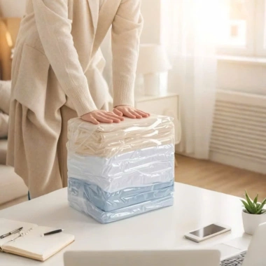 Túi hút chân không quần áo không cần bơm, ép tay thoát khí nhanh, tiện lợi, đa kích thước 19.500₫ 6