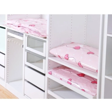 Túi hút chân không quần áo và chăn ga - Dùng bơm tay hoặc bơm điện, siêu tiết kiệm không gian, giá chỉ 25.000 VND 9