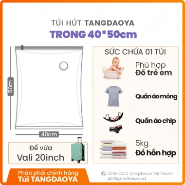 Túi hút chân không TAIKONGE bảo quản quần áo, chăn màn gọn gàng, chống nấm mốc, tái dùng