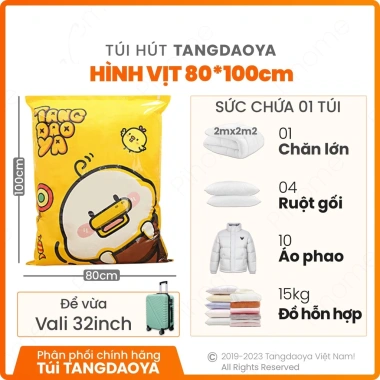 Túi hút chân không TAIKONGE đựng quần áo, chăn ga, bơm tay/điện, giá 11.000₫