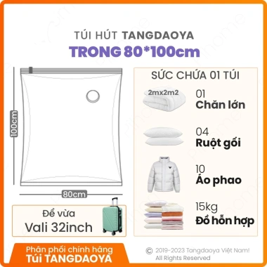 Túi hút chân không TAIKONGE đựng quần áo, chăn ga, bơm tay/điện, giá 11.000₫ 9 Túi hút chân không TAIKONGE đựng quần áo, chăn ga, bơm tay/điện, giá 11.000₫ 9