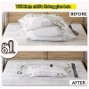 Túi hút chân không trong suốt đựng quần áo, chăn gối – Giá 7.990đ, dùng lại 2
