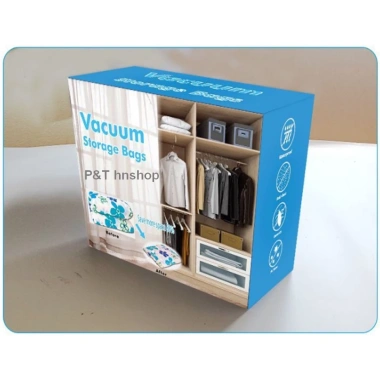 Túi hút chân không vacuum đựng quần áo đa kích cỡ, giá 16.000₫, tiết kiệm không gian