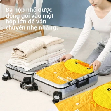 Túi hút chân không Vịt Vàng – Cất giữ chăn, quần áo, đệm, đồ chơi nhồi bông, chỉ 17.000₫