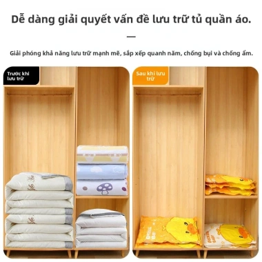Túi hút chân không Vịt Vàng – Cất giữ chăn, quần áo, đệm, đồ chơi nhồi bông, chỉ 17.000₫ 3 Túi hút chân không Vịt Vàng – Cất giữ chăn, quần áo, đệm, đồ chơi nhồi bông, chỉ 17.000₫ 3