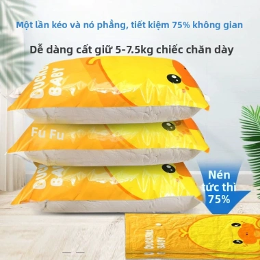 Túi hút chân không Vịt Vàng – Cất giữ chăn, quần áo, đệm, đồ chơi nhồi bông, chỉ 17.000₫