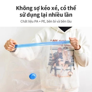 Túi Hút Chân Không VOVOVA Dày Dặn PA-PE – Túi Đựng Quần Áo Trong Suốt, Bền Đẹp, Giá 7,125₫