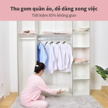 Túi Hút Chân Không VOVOVA Dày Dặn PA-PE – Túi Đựng Quần Áo Trong Suốt, Bền Đẹp, Giá 7,125₫