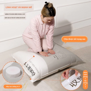 Túi hút nén chân không cỡ lớn bảo quản quần áo, chăn bông – Phiên bản mới 2.025, giá 24.000₫ 6