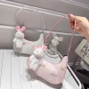 Túi kẹp nách đeo chéo nữ họa tiết mèo Kitty, charm, giảm 17% chỉ 73.000 VND 7