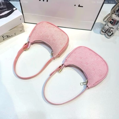Túi kẹp nách mini size 14 dáng thuyền, hoạ tiết nhiều màu, Hàn Quốc - 59.000₫