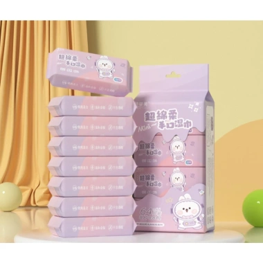 Túi Khăn Giấy Ướt Mini Bỏ Túi Tiện Lợi, 8 Gói Siêu Đáng Yêu, Không Cồn, Nhỏ Gọn Giá 21.990₫