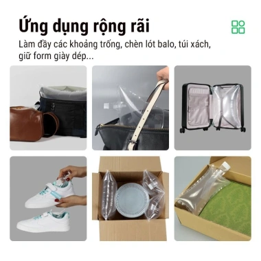 Túi khí chống sốc 10x15-30x40cm, đệm hơi chèn thùng, giữ form balo - 17.028₫ 8