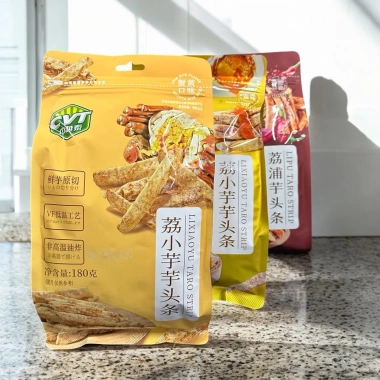 Túi khoai môn giòn tan 180g sốt trứng muối, trứng cua, cay - CVT Zhongyuetai Lipu, giảm giá 120k 10 Túi khoai môn giòn tan 180g sốt trứng muối, trứng cua, cay - CVT Zhongyuetai Lipu, giảm giá 120k 10