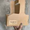 Túi Kraft 2 ngăn đa năng Đựng trà sữa hoa quà tặng Giá chỉ 6.500₫ 6