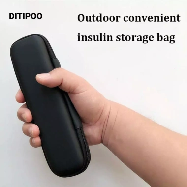 Túi làm mát DITIPOO Insulin da PU cho người tiểu đường Gel du lịch, giá 43.230₫