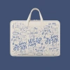 Túi Laptop Chống Sốc Chống Thấm Nước Họa Tiết Graffiti PU Xách Tay 13-16.1 inch