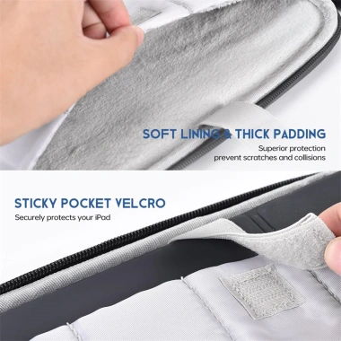 Túi Laptop Chống Thấm Nước, Chống Sốc Tay Cầm Cho MacBook Air 11-13,6 inch M2-M4 Bìa Sách Phụ Kiện