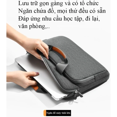 Túi laptop YongHui đeo chéo công sở, chống sốc, chống trầy, chống nước - Giá 320.000₫ 4 Túi laptop YongHui đeo chéo công sở, chống sốc, chống trầy, chống nước - Giá 320.000₫ 4