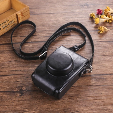 Túi Leica DLUX7 Typ109 Bao Da C‑LUX Vỏ Bảo Vệ Đeo Vai Retro Xanh, giá 740.880₫ 7