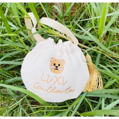 Túi Lì Xì Handmade Loại To - Đựng Tỏi Tránh Vía Cho Bé, Giá Siêu Tiết Kiệm 85K 4