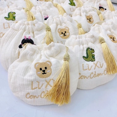 Túi Lì Xì Handmade Loại To - Đựng Tỏi Tránh Vía Cho Bé, Giá Siêu Tiết Kiệm 85K 7