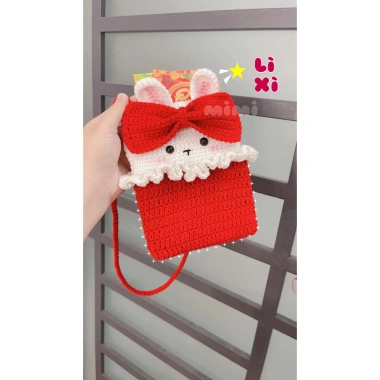 Túi lì xì Tết cho bé bằng len - Nhiều mẫu ngộ nghĩnh, chỉ 89.000 đồng
