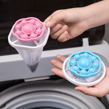 Túi lọc bóng giặt HZLING Bộ lọc máy giặt lông thú tái sử dụng, giá 31.900₫ 7