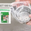 Túi lọc rác bồn rửa chén bát lưới, chun co giãn, giảm tắc nghẽn - Set 100 chiếc