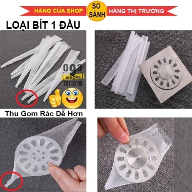 Túi Lọc Rác Nắp Thoát Nước Hố Ga - Chặn Rác, Dùng cho Bồn Rửa Chén, Giá 29.997đ 8