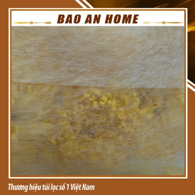 Túi lọc trà cà phê sợi ngô nhập khẩu gấp miệng combo 100 túi size BAOANHOME