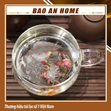 Túi lọc trà cà phê sợi ngô nhập khẩu gấp miệng combo 100 túi size BAOANHOME 9 Túi lọc trà cà phê sợi ngô nhập khẩu gấp miệng combo 100 túi size BAOANHOME 9